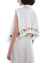 Load image into Gallery viewer, Salim Azzam Cropped Shirt - Botanicals
