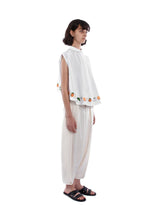 Load image into Gallery viewer, Salim Azzam Cropped Shirt - Botanicals
