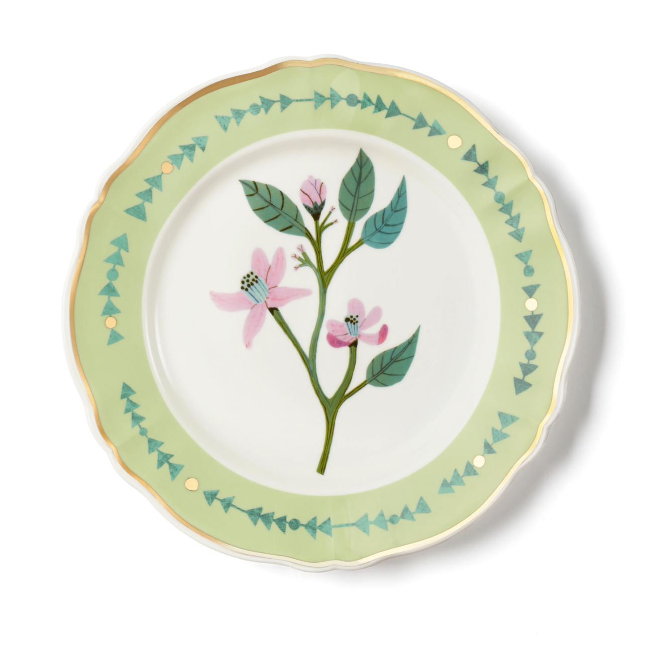 Bitossi Home Botanica Green Dinner Plate