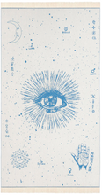 Load image into Gallery viewer, Sun of a Beach The Cosmos Eye Feather Beach Towel
