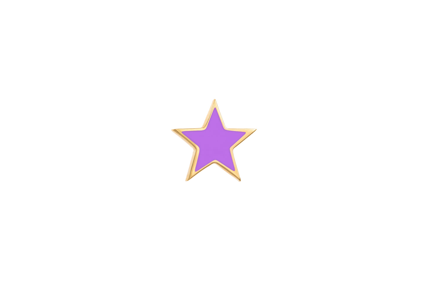 LRJC Star Medium Earring - Purple