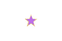 Load image into Gallery viewer, LRJC Star Medium Earring - Purple
