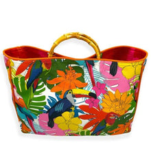 Load image into Gallery viewer, Atelier Bamboo Tropicaliente Tote Bag
