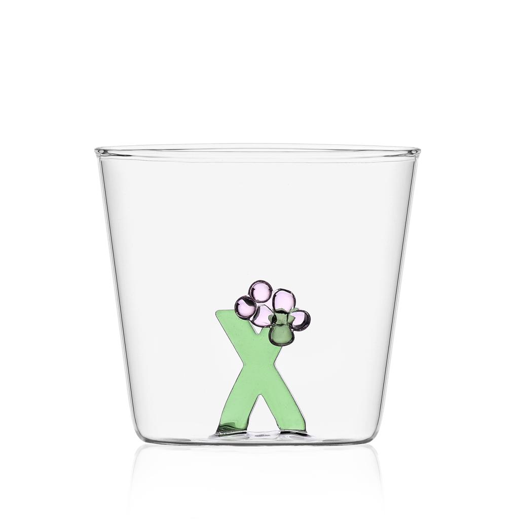 Ichendorf Glass Tumbler Bloom Alphabet K-Z