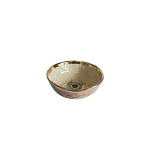 Load image into Gallery viewer, Evil Eye Ceramic Bowl- Shaped S
