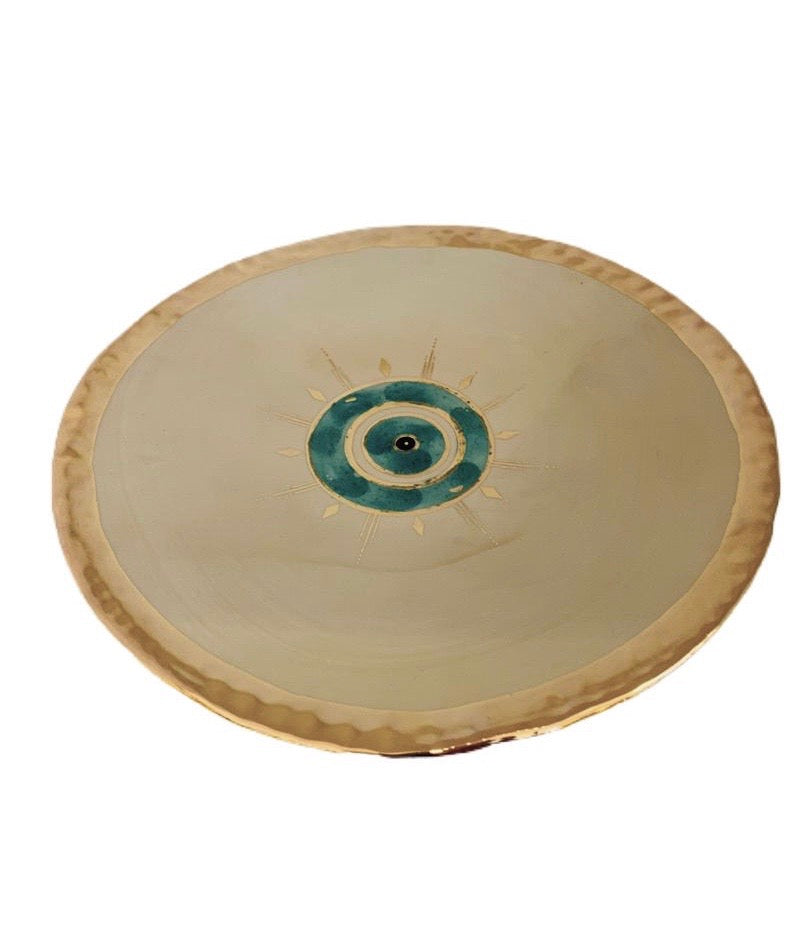 Evil Eye Ceramic Plate - XXL