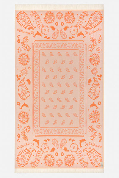 Sun of a Beach Bandana Feather Beach Towel