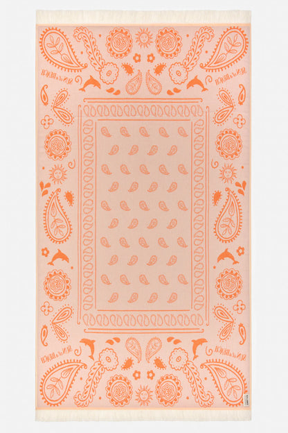 Sun of a Beach Bandana Feather Beach Towel