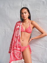Load image into Gallery viewer, Sun of a Beach Bandana Feather Beach Towel
