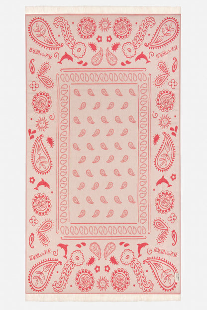 Sun of a Beach Bandana Feather Beach Towel