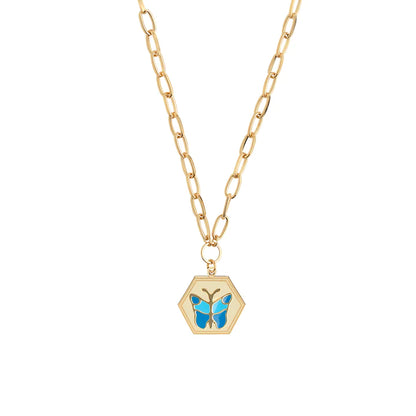 Wilhelmina Garcia Butterfly Necklace