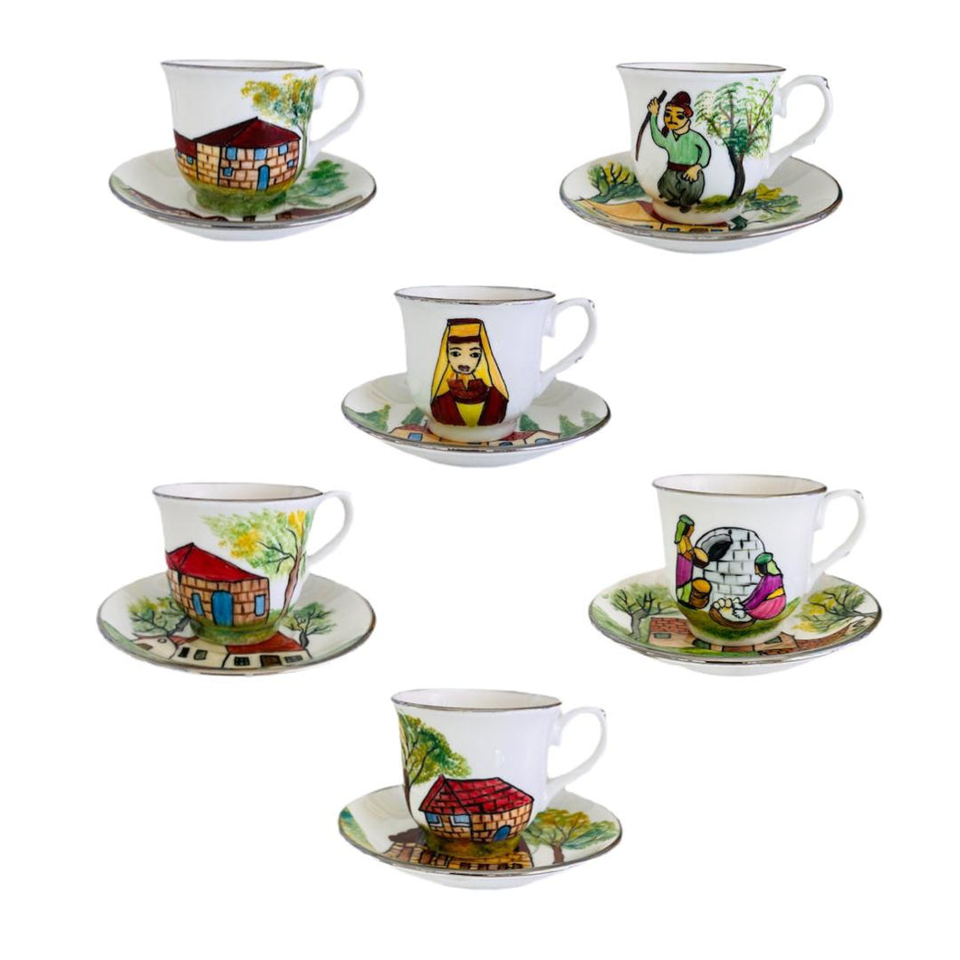 The Heritage Collection Expresso Coffee Cups - Set of 6