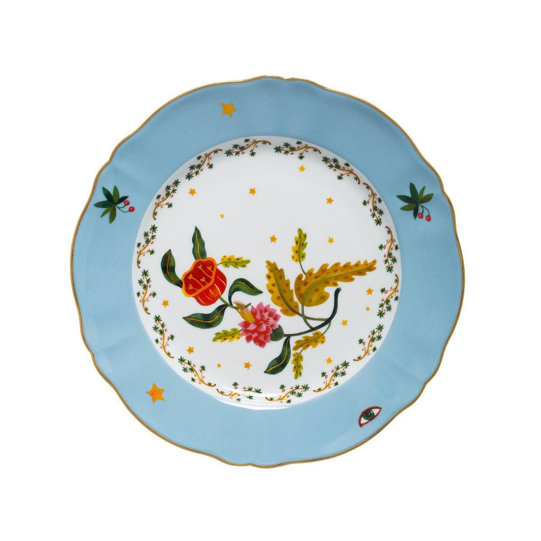 Bitossi Home Dinner Porcelain Plate - Flower