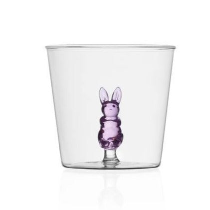 Ichendorf Glass Tumbler Pink Rabbit