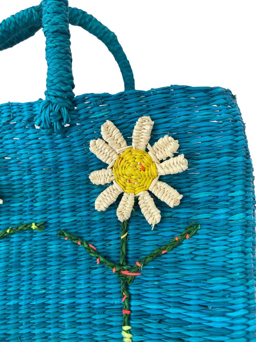 Straw Bag - Daisies