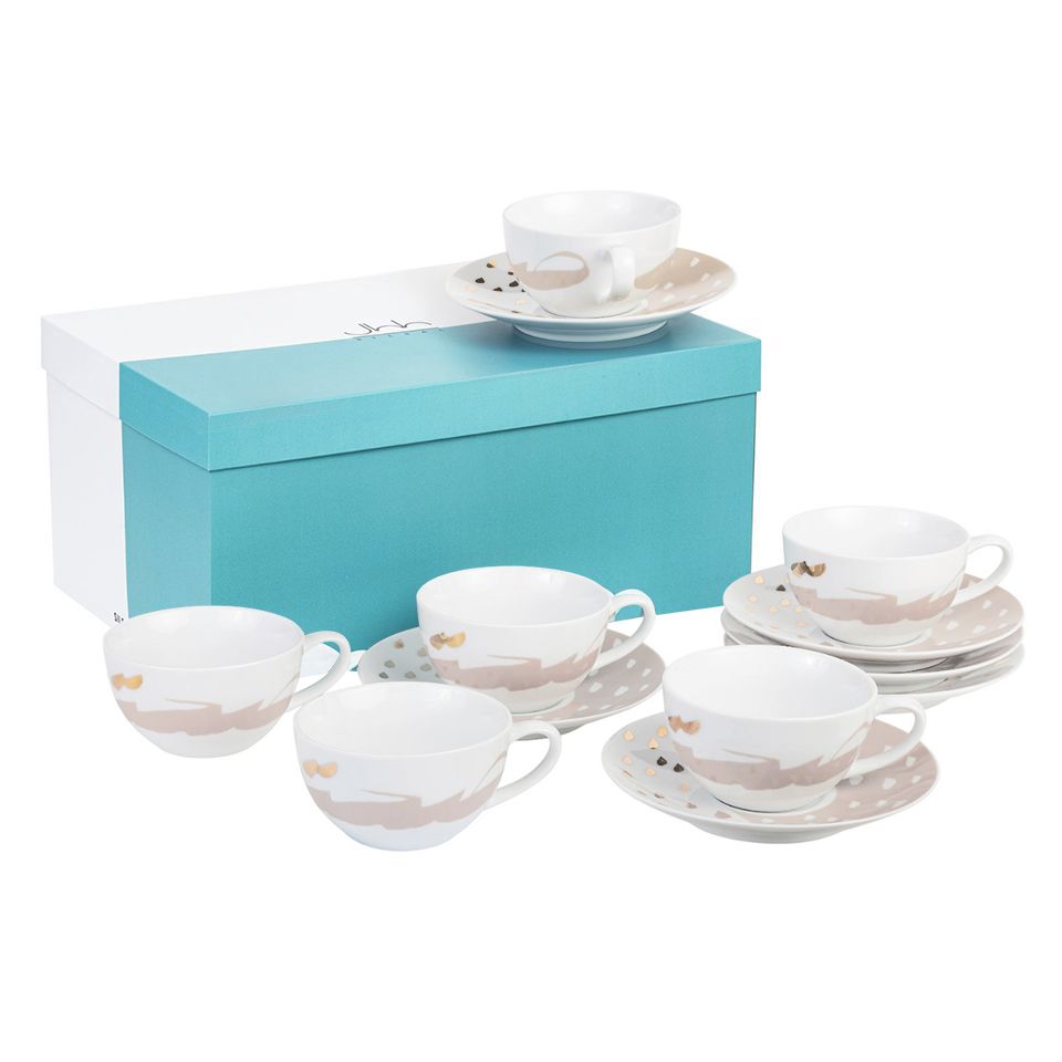 Silsal Joud Porcelain Tea Cup - Set of 6