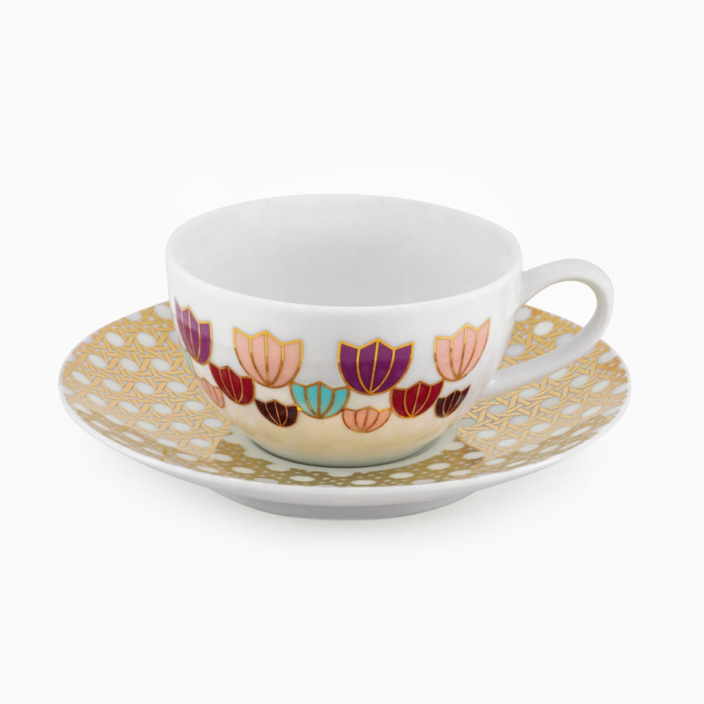 Silsal Khaizaran Porcelain Tea Cup - Set of 6