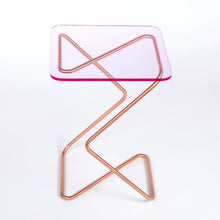 Load image into Gallery viewer, Kray Studio Crystal Table - Square - Pink
