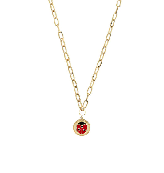 Wilhelmina Garcia Ladybug Necklace