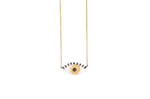 Load image into Gallery viewer, LRJC Gold Eye of Fortune Necklace Large
