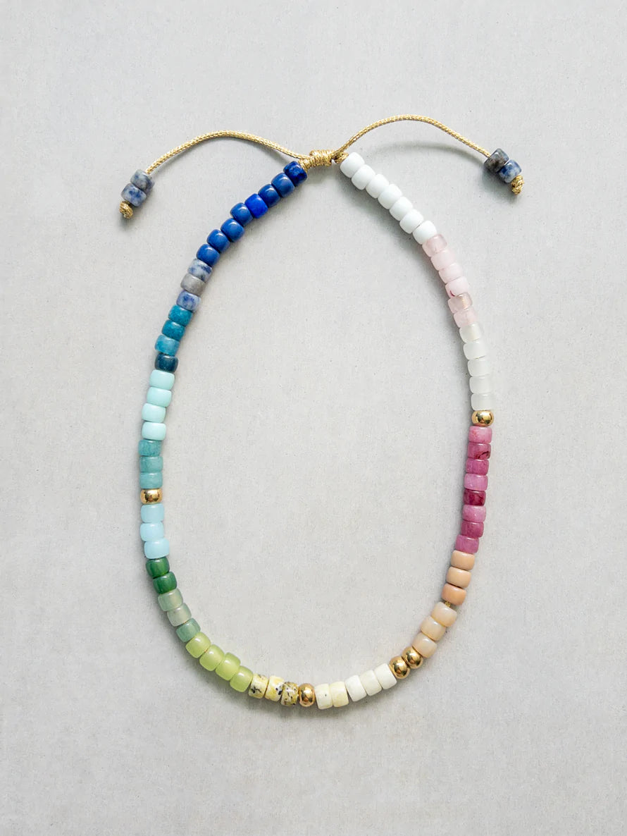 Ame Jewelry Ombre Rainbow Necklace