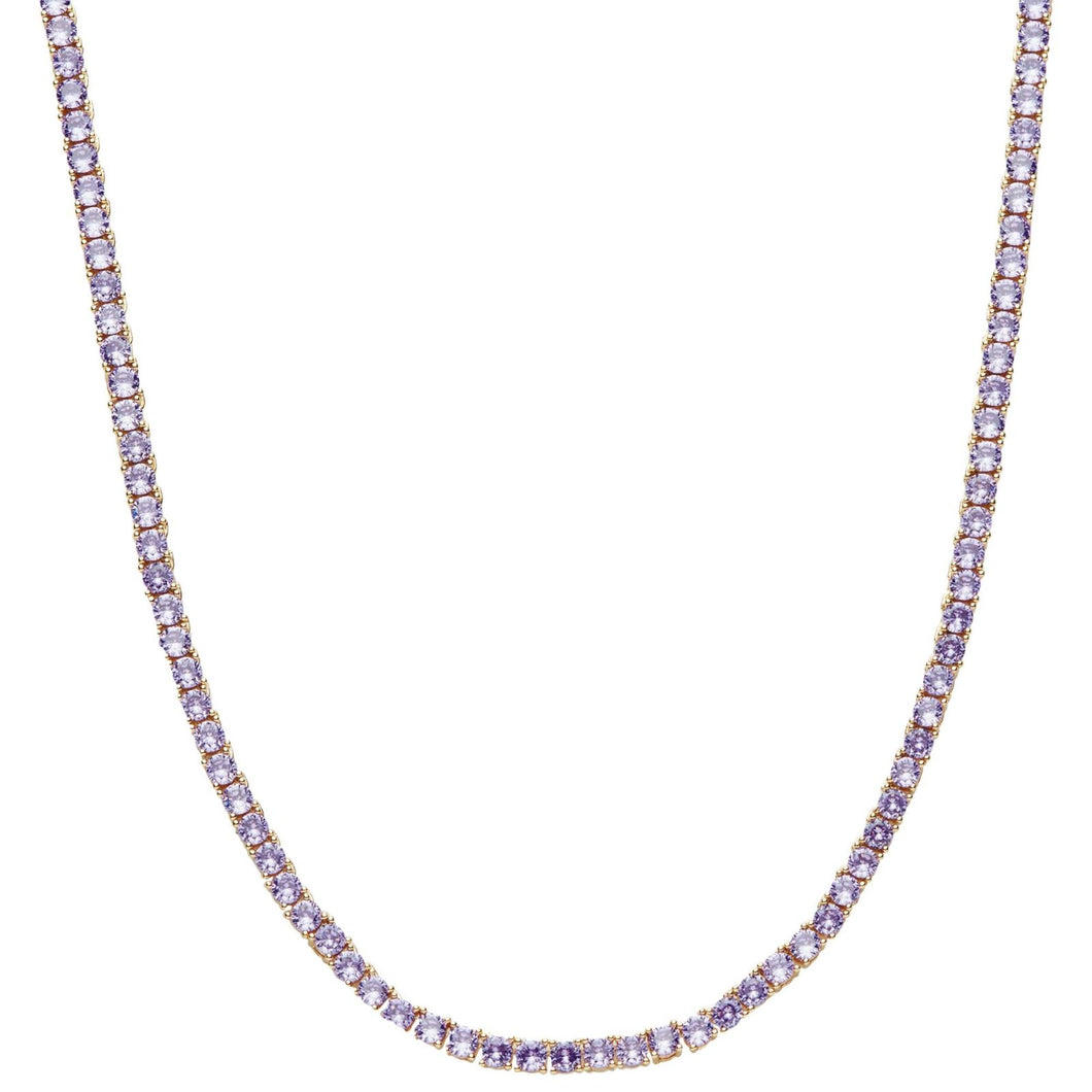 Crystal Haze Serena Necklace - Lavender