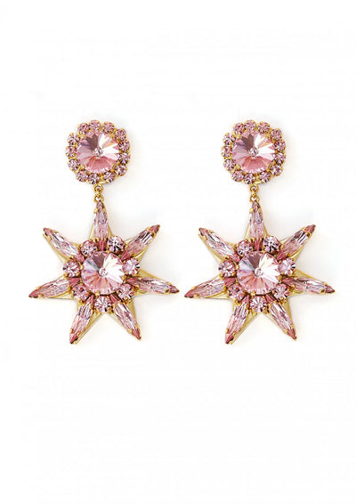 Elsa O Ya Leil Ya Ein Star Long Earrings